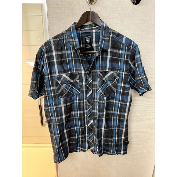 Kuhl Suncel Short Sleeve Button Up Shirt -‎ Size L - Picture 1 of 4